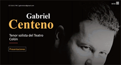 Desktop Screenshot of gabrielcenteno.com