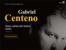 Tablet Screenshot of gabrielcenteno.com